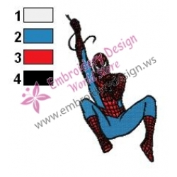 Spiderman Embroidery Design 07